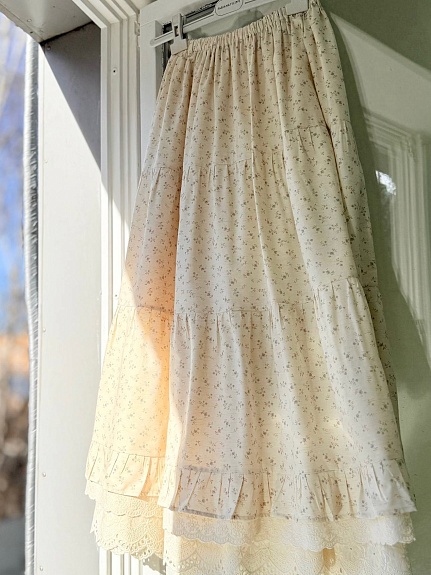 Юбка из хлопкольна с вискозой "Алфея"