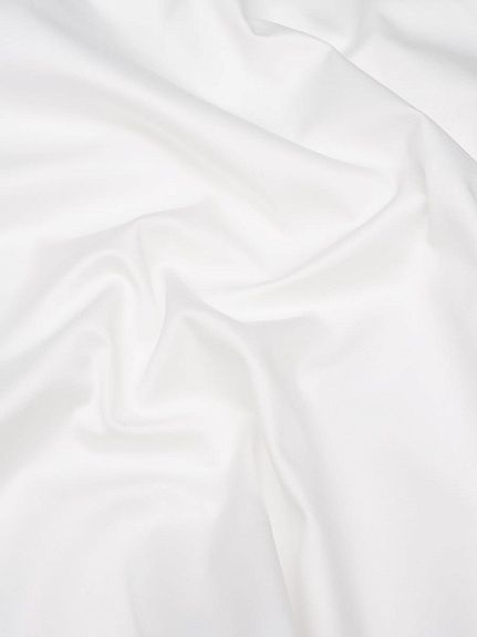 Сатин цв.Белый, ш.2.2 м, хлопок-100%, 130гр/м.кв