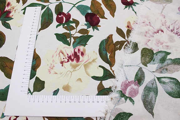 Хлопколен "Эдем" цв.белый, ш.1.5м, лен-20%, хлопок-80%, 135гр/м.кв