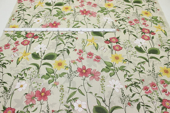 Полулен "Льняная весна" (на суровом), ш.1.5м, лен-30%, хлопок-70%, 140г/м.кв