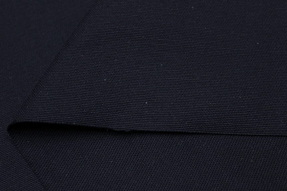 Башмачное полотно цв.Черный с синим оттенком, ВИД2, ш.1.57м, хлопок-100%, 335гр/м.кв