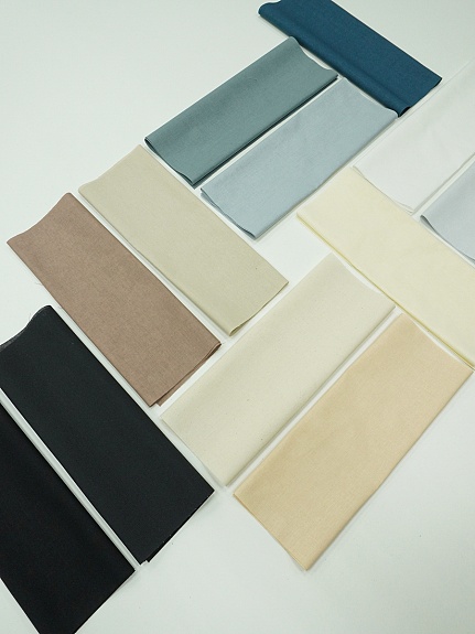 Набор тканей для рукоделия "Бязь однотонная: серо-бежевая гамма", 45*30 см, 12 шт