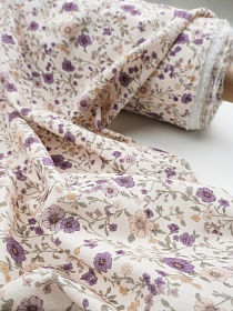 Хлопок Персик "Безмятежное цветение", ш.2.5м, хлопок-100%, 130гр/м.кв