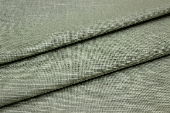 Полулен гладкокрашенный цв.Св.сухая трава, ш.1.5м, лен-57%, хлопок-43%, 200гр/м.кв