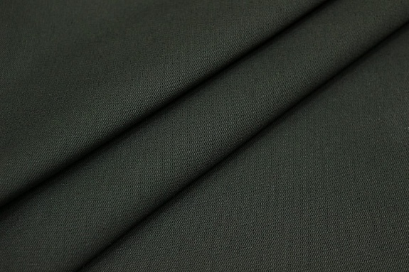 Саржа цв.Темный зелено-серый, ш.1.53м, хлопок-100%, 235гр/м.кв