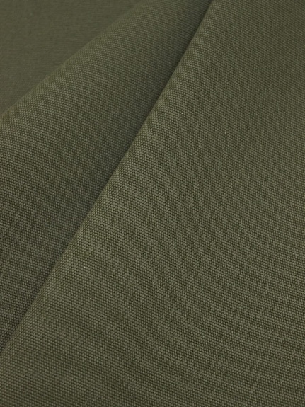 Мерный лоскут - Плотный хлопок цв.Винтажный зеленый хаки, ш.1.55м, хлопок-100%, 235гр.м/кв