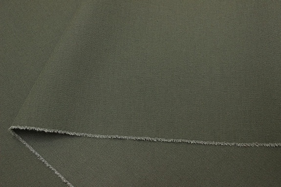 Саржа цв.Темно-серый хаки, ш.1.5м, хлопок-100%, 260гр/м.кв