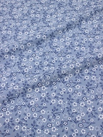 Теплый хлопок "Нелли" цв.винтажно-голубой, ш.1.5м, хлопок-100%, 150гр/м.кв