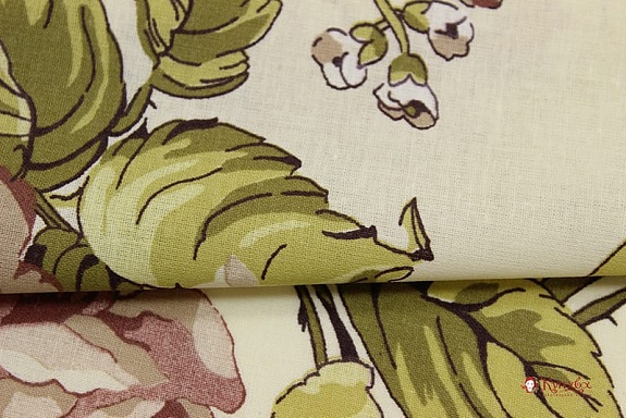 Перкаль "Прохоровская Роза", ш.2.2м, хлопок-100%, 115гр/м.кв