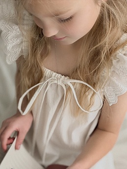 Детская сорочка из вареного хлопка