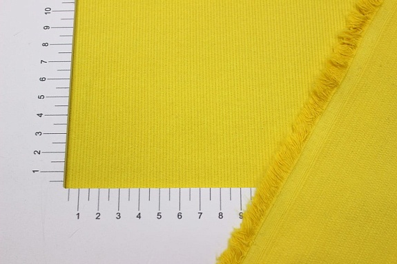 Микровельвет цв.Солнечно-желтый, ш.1.45м, хлопок-100%, 190гр/м.кв