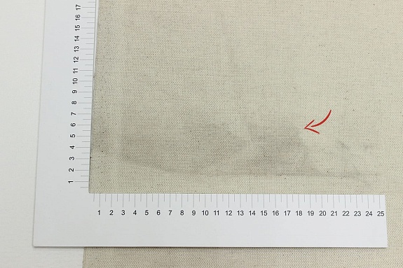 Брак(уценка) Двунитка темно-суровая (плотная), ш.1.5м, хлопок-100%, 185гр/м.кв