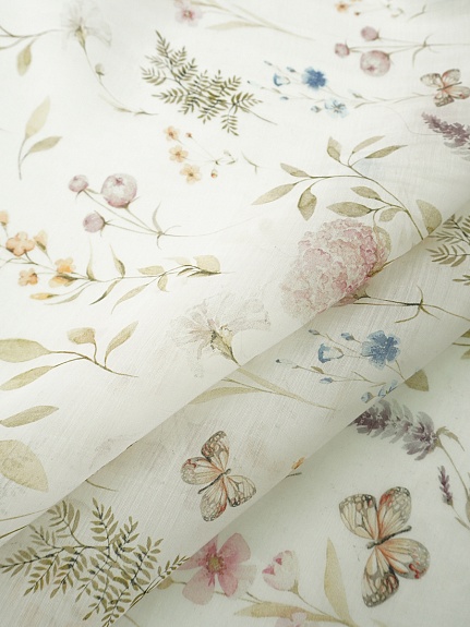 Вискозный шифон (Digital) "Ласковый взор", СОРТ2,  ш.1.5м, вискоза-75%, нейлон-25%, 50гр/м.кв