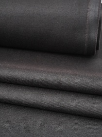 Ткань Дак цв.Черный, ш.1.8м, хлопок-65%, п/э-35%, 210гр/м.кв