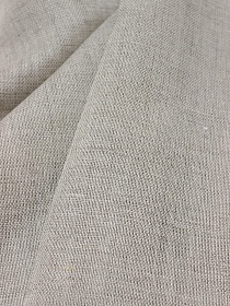 Полулен декоративный сетка цв.Суровый, ш.1.48м, лен-53, хлопок-47%, 110гр/м.кв