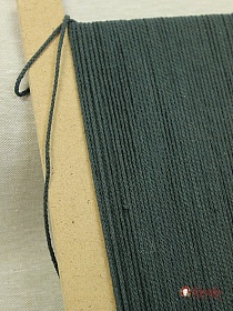 Шнур цв.темный серо-зеленый, 3мм, хлопок-100%