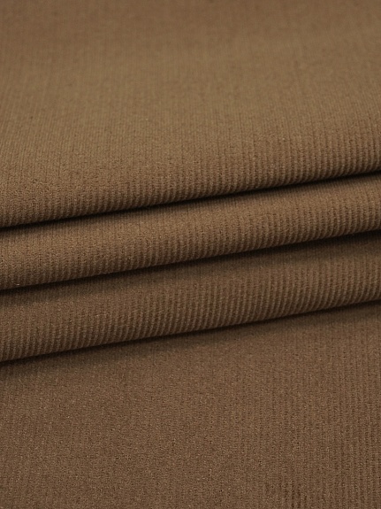 Мерный лоскут (ткань в отрезах) Микровельвет цв.Мускатный орех, ш.1.5м, хлопок-100%, 190гр/м.кв