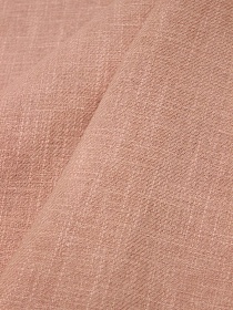 Крапива Рами (Ramie)-диагональ, цв.Пыльный розово-персиковый, ш.1.38м, крапива-100%, 240гр/м.кв