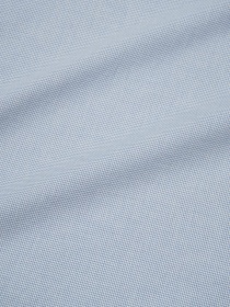 Вареный (стираный) хлопок "Микроклетка" цв.светлый джинсово-голубой, ш.2.5м, хлопок-100%, 115гр/м.кв