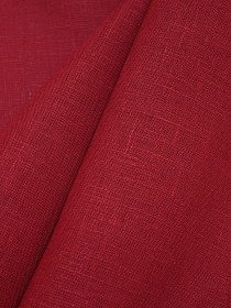 Лен костюмный цв.Темный красно-бордовый, ш.1.5м, лен-100%, 190гр/м.кв