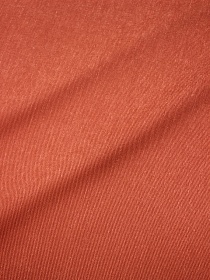 Джинс с ворсом цв.Кирпично-красный, ш.1.5м, хлопок-100%, 330гр/м.кв