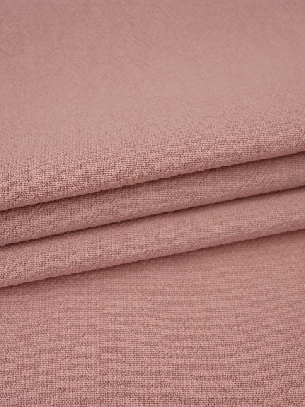 Мерный лоскут Хлопок крэш цв.Пыльный розово-бежевый, ш.1.4м, хлопок-100%, 155гр/м.кв