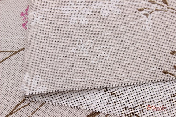 Ткань для столового белья с пропиткой "Цветик- семицветик", ш.1.45м, хлопок-100%, 167гр/м.кв