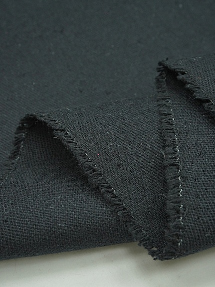 Башмачное полотно цв.Черный с синим оттенком, ш.1.57м, хлопок-100%, 335гр/м.кв