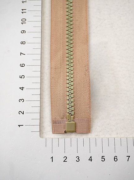 Молния тракторная №5 цв.темный телесно-бежевый, СОРТ2, 65см