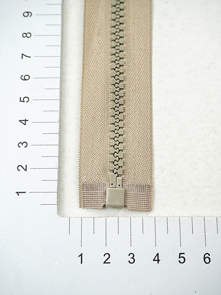 Молния тракторная №5 цв.бежево-оливковый, СОРТ2, 60см