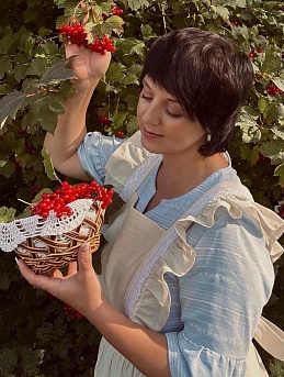 Фартук из бязи в суровом цвете