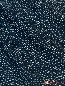 Импорт. хлопок "Любава" цв.чернильно-синий, ш.1.45м, хлопок-100%, 110гр/м.кв
