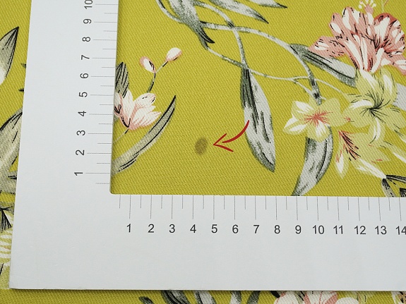 Плательная вискоза "Тропиканка" цв.оливково-горчичный, СОРТ2, ш.1.45м, вискоза-100%, 135гр/м.кв