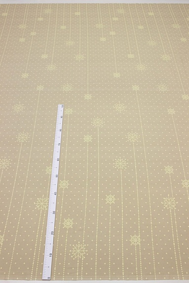 Перкаль "Праздничный блеск - снежинки", (комп), ш.2.2м, хлопок-100%, 110гр/м.кв