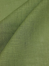 Лен сорочечный цв.Св.болотно-зеленый, ш.1.5м, лен-100%, 125гр/м.кв