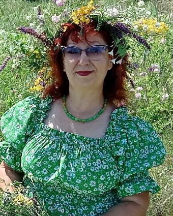 Платье из бязи Бязь "Ромашки на зеленом"