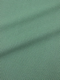 Импорт. хлопок "Горошек 1.5/2 " цв.зеленый нефрит, СОРТ2, ш.1.45м, хлопок-100%, 115гр/м.кв