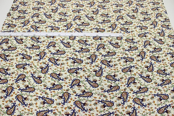 Штапель "Джалия" цв.шампань, ш.1.45м, вискоза-100%, 100гр/м.кв