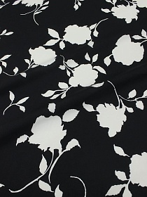 Перкаль Премиум Цифр.печать "Искусство теней" цв.черный, ш.1.45м, хлопок-100%, 95гр/м.кв