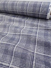 Ткань Дак/Duck "Гаррет" цв.синий, ш.1.8м, хлопок-65%, п/э-35%, 210гр/м.кв