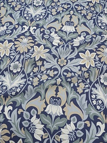 Поплин "Ар-Деко - цветы", (комп), ш.2.2м, хлопок-100%, 115гр/м.кв