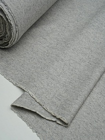 Шерсть костюмная Твид цв.Св.серый меланж, ш.1.5м, шерсть-50%, п/э-50%, 250гр/м.кв