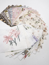 Комплект образцов "Муслин Премиум двухслойный гладкий" №1