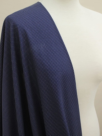 Импорт. хлопок "Пшено" цв.сине-фиолетовый, ш.1.45м, хлопок-100%, 115гр/м.кв