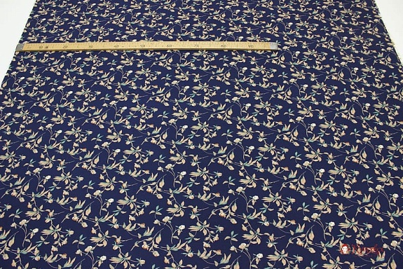 Плательная вискоза "Грета" цв.чернильно-синий, ш.1.46м, вискоза-100%, 145гр/м.кв