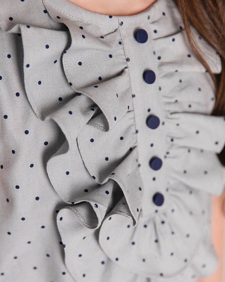 Детское платье «Айрис» из Плательного хлопка 