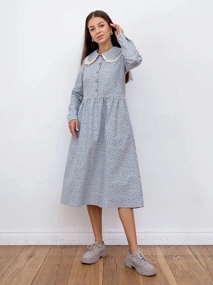 Платье из теплого хлопка "Алессия"
