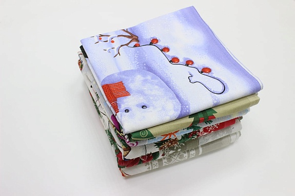 Комплект лоскута 1кг Новый год