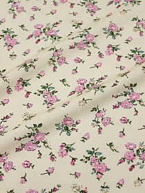 Штапель "Мия" цв.телесно-желтый, ш.1.46м, вискоза-100%, 90гр/м.кв