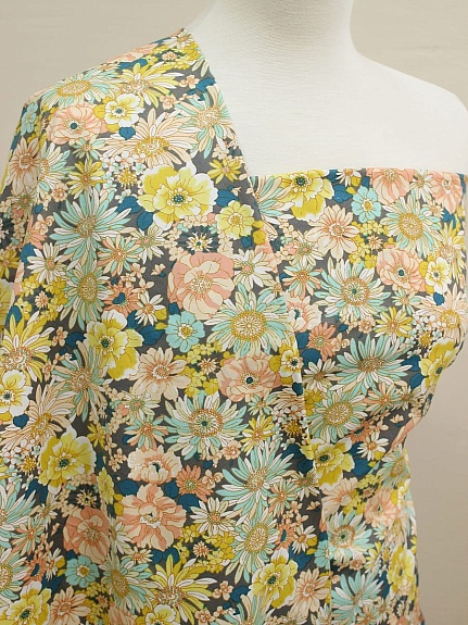 Импорт. хлопок "Каскад чувств", ш.1.5м, хлопок-100%, 100гр/м.кв